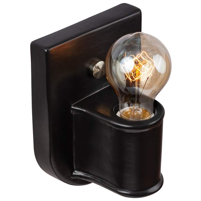Image 6 Nouveau Wall Sconce - Carbon - BN more views