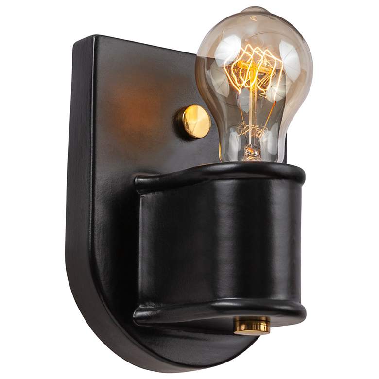 Image 2 Nouveau Wall Sconce - Carbon - PB