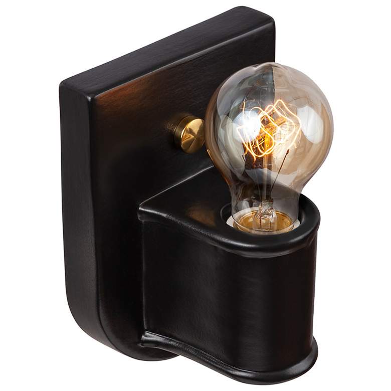 Image 5 Nouveau Wall Sconce - Carbon - PB more views