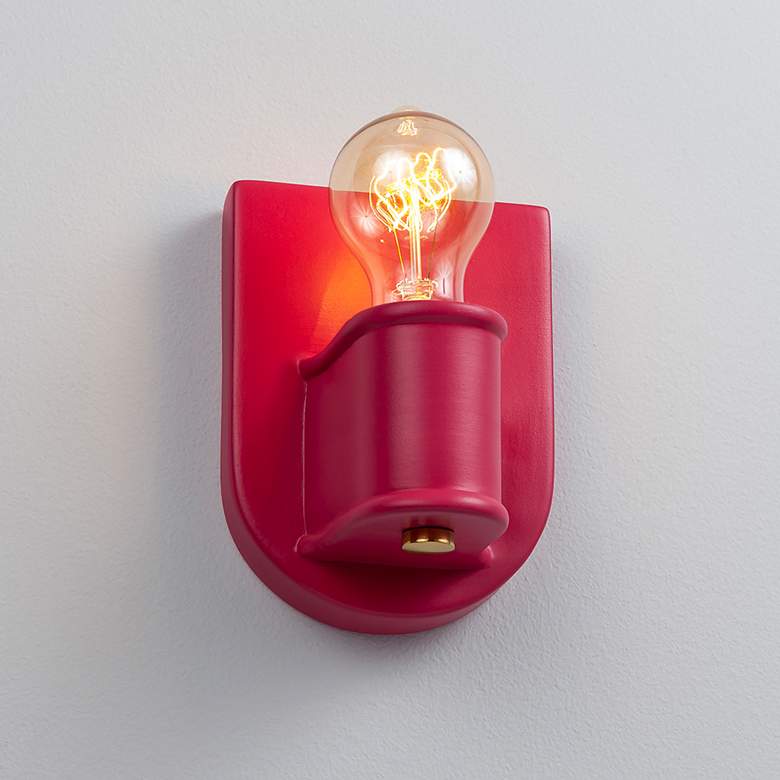 Image 1 Nouveau Wall Sconce - Cerise - PB