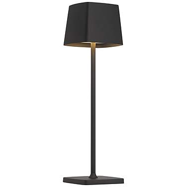 Nova 14 1/2" High Black Battery Powered Touch LED Table Lamp