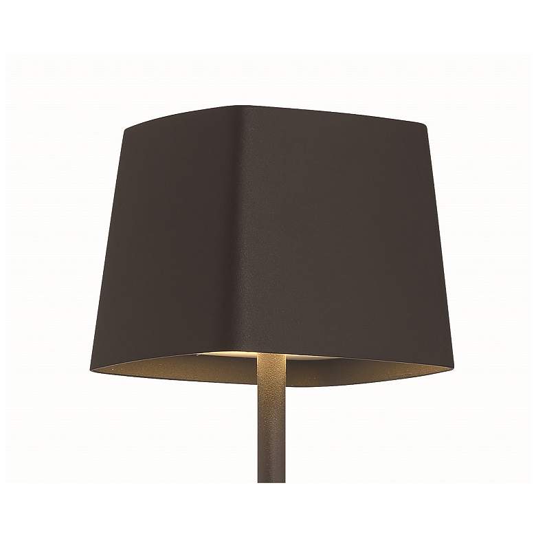 Image 2 Nova 14 1/2" High Black Battery Powered Touch LED Table Lamp more views
