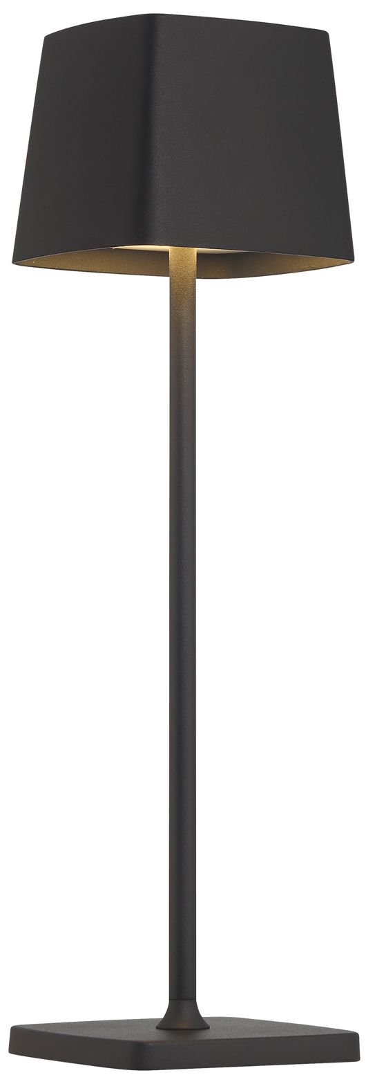 Image 4 Nova 14 1/2" High Black Battery Powered Touch LED Table Lamp more views