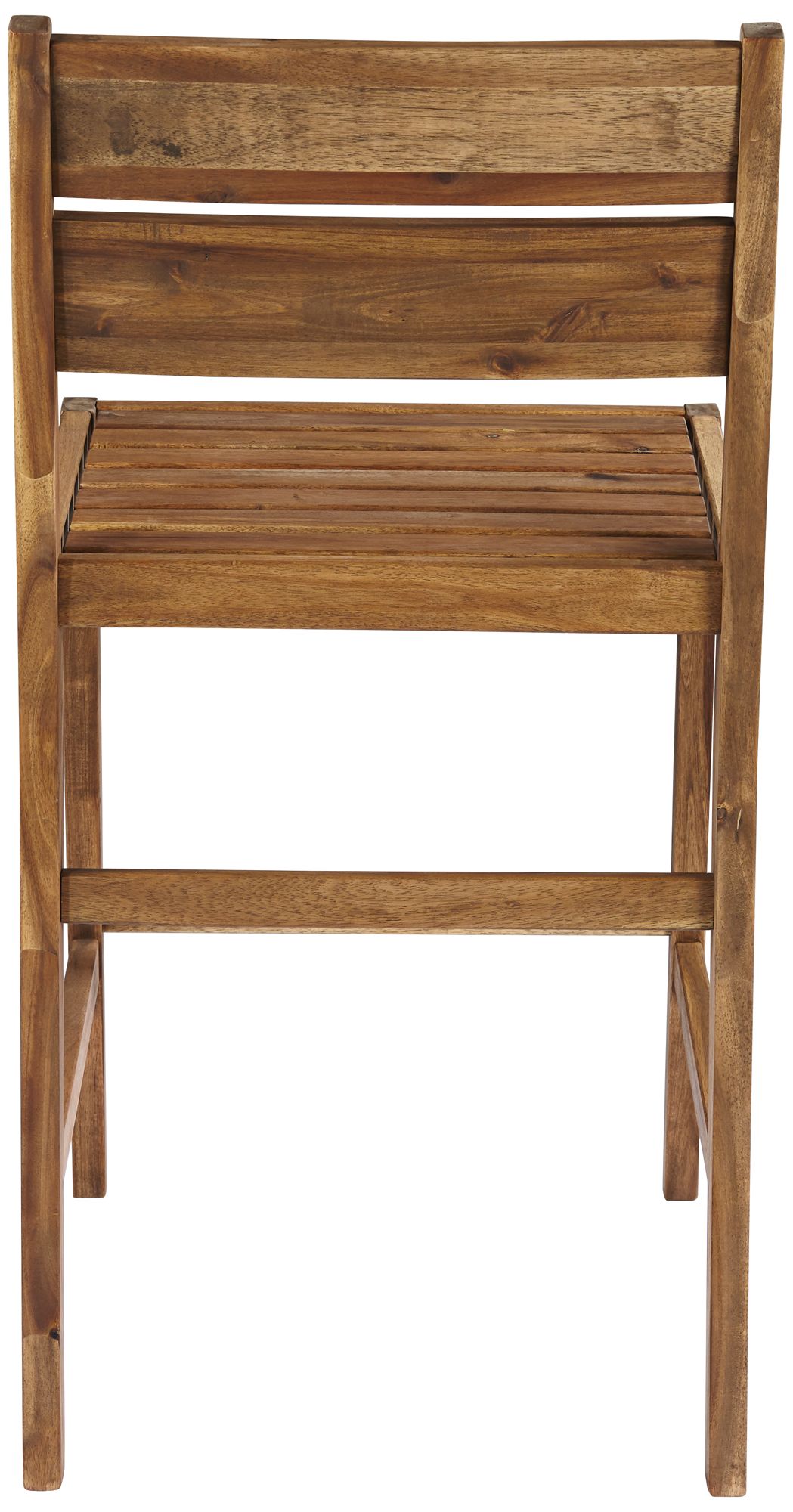 Nova 24" Natural Wood Outdoor Counter Stools Set of 2 in scene