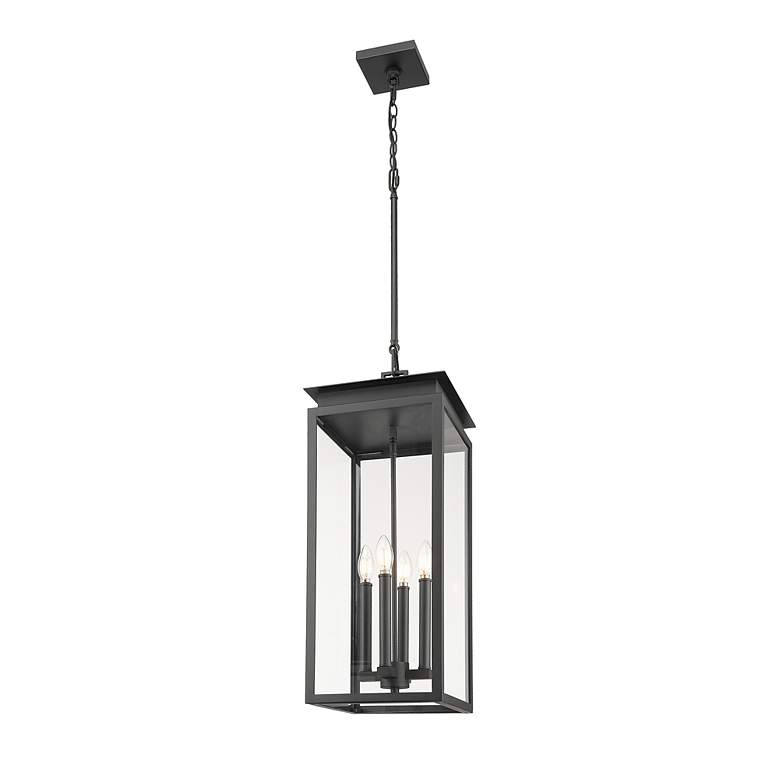 Image 5 Nova 27 1/2" High Black 4-Light Outdoor Hanging Light more views