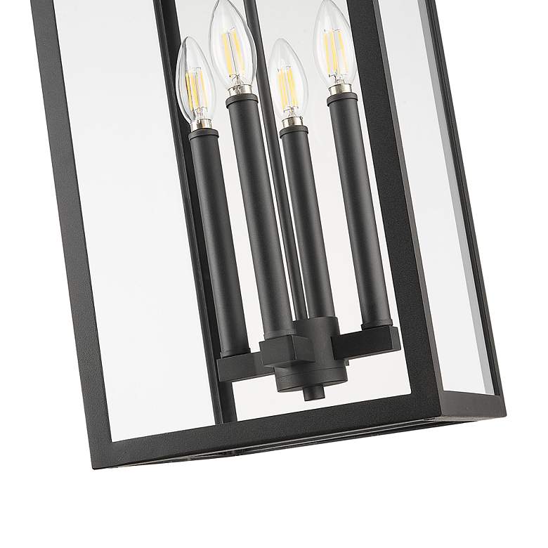 Image 7 Nova 27 1/2" High Black 4-Light Outdoor Hanging Light more views