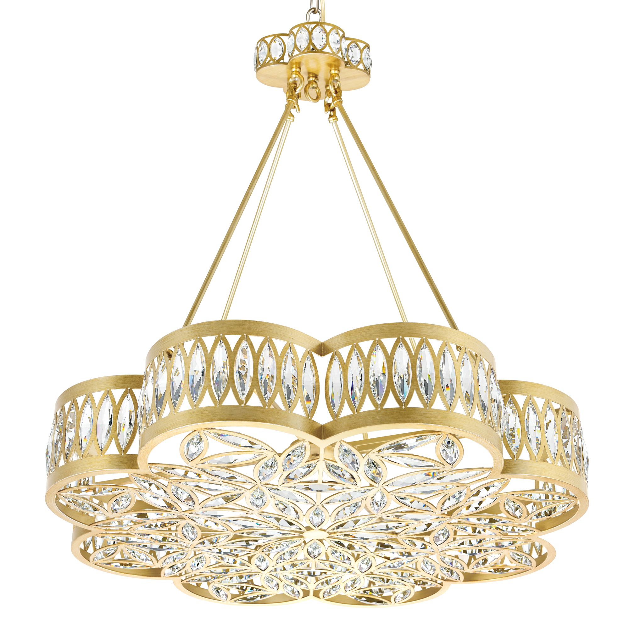 Image 2 Nova 8 Light 31in Champagne Chandelier more views