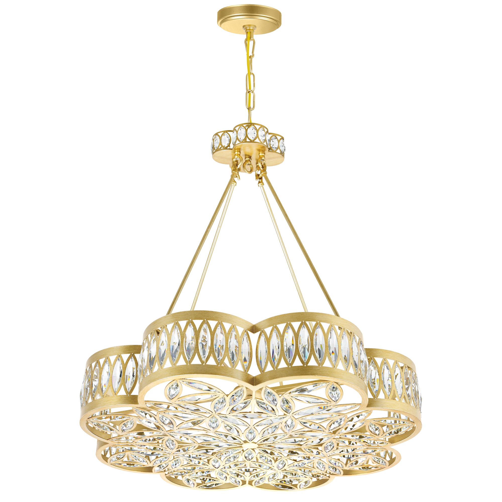 Image 3 Nova 8 Light 31in Champagne Chandelier more views