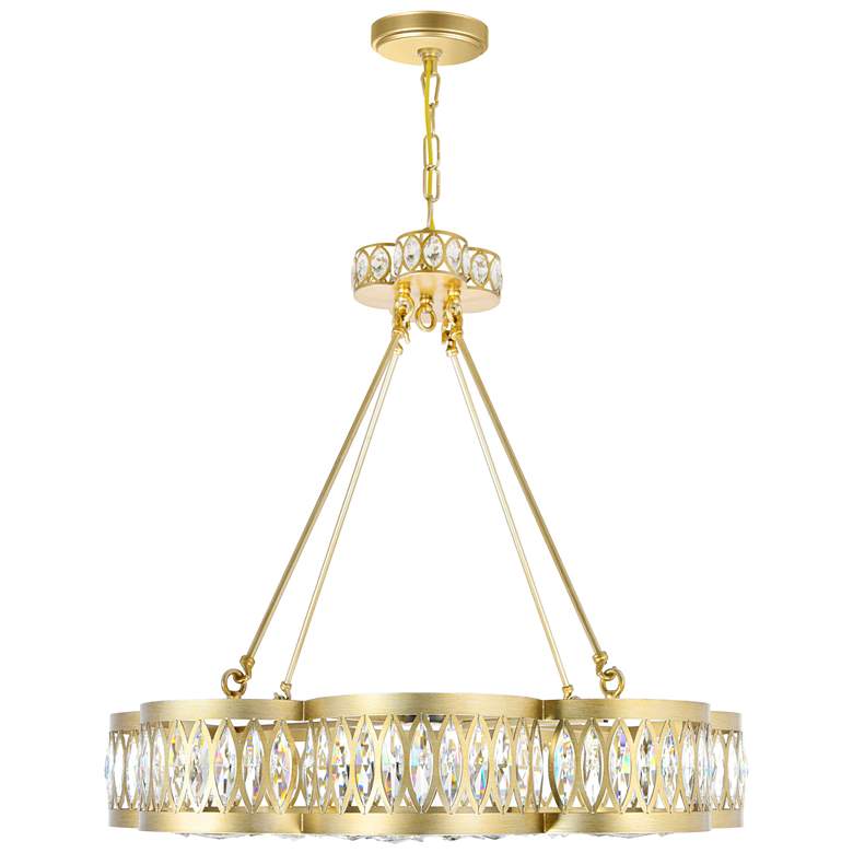 Image 1 Nova 8 Light Chandelier With Champagne Finish