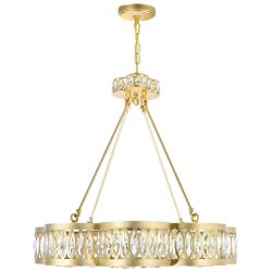 Nova 8 Light Chandelier With Champagne Finish
