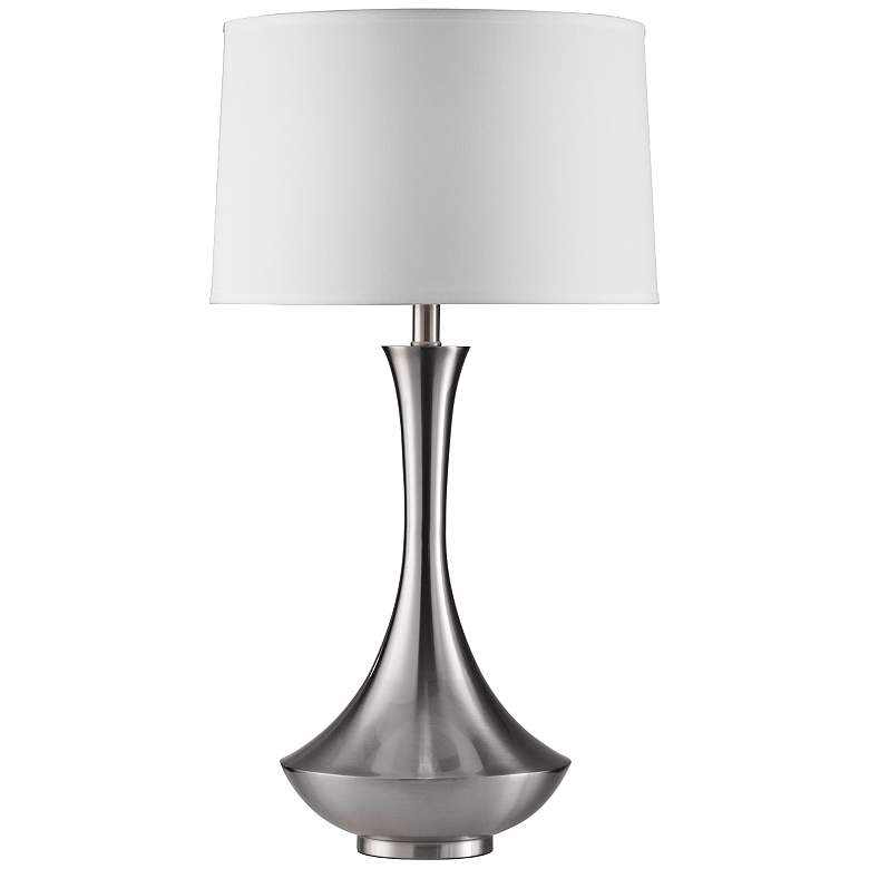 Image 1 Nova Aladdin Brushed Nickel Table Lamp
