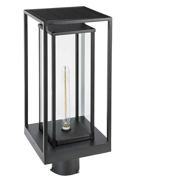 Image 1 Nova Edge Solar Post Light with 3" Fitter