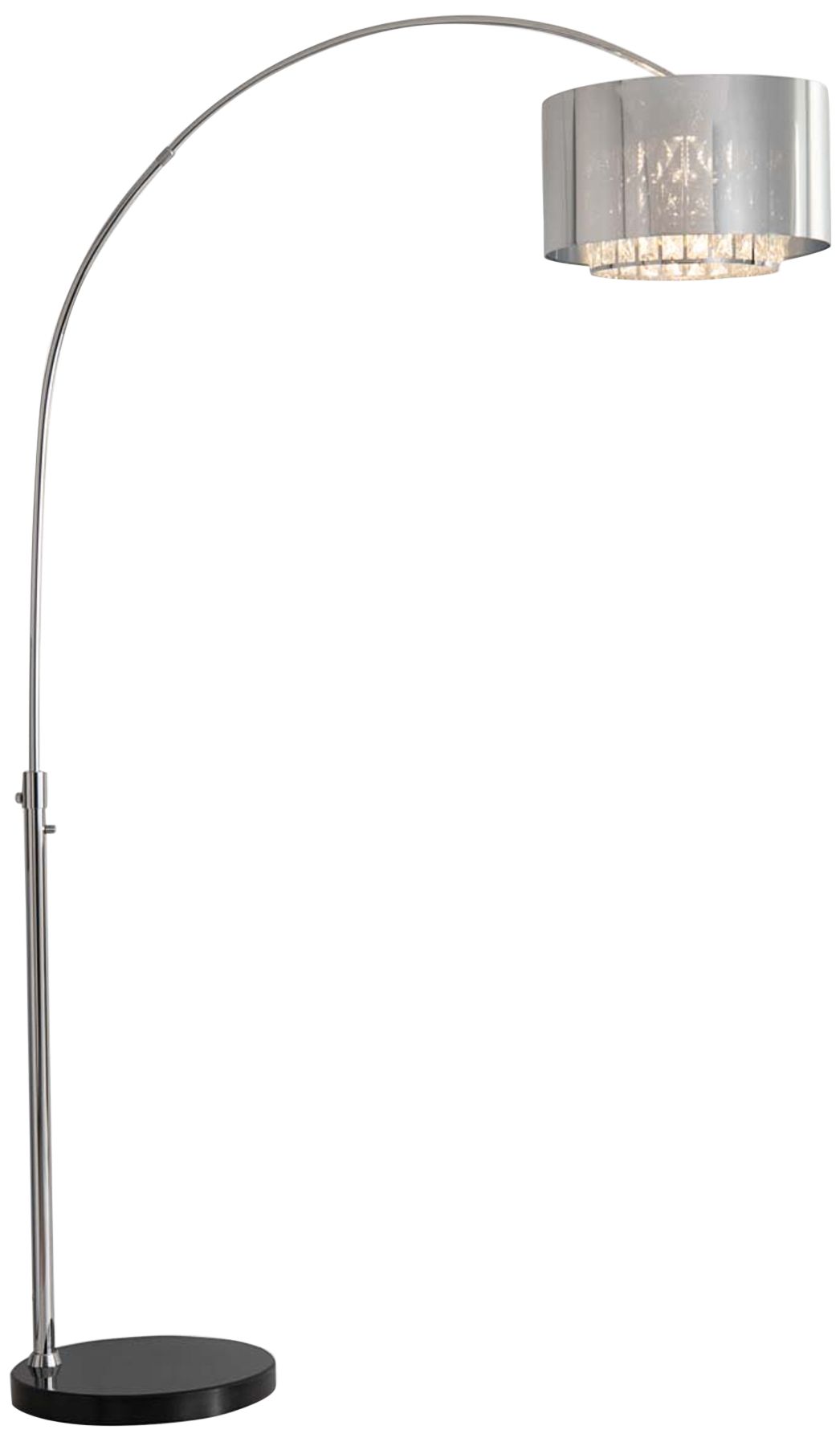 Nova Marilyn Polished Chrome Arc Floor Lamp 349X4 Lamps Plus