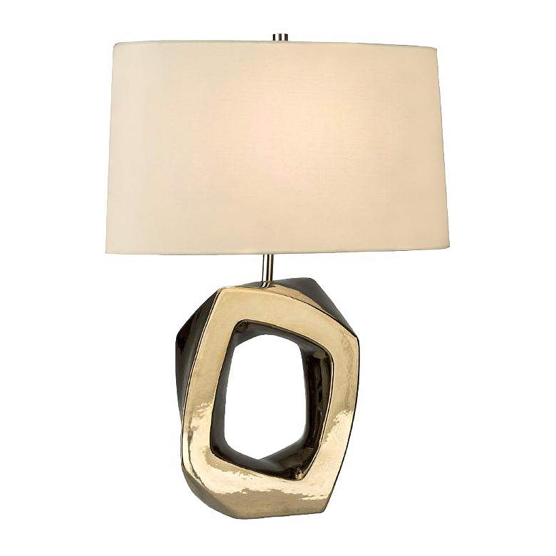 Image 1 Nova Matrimony Reclining Silver Chrome Table Lamp