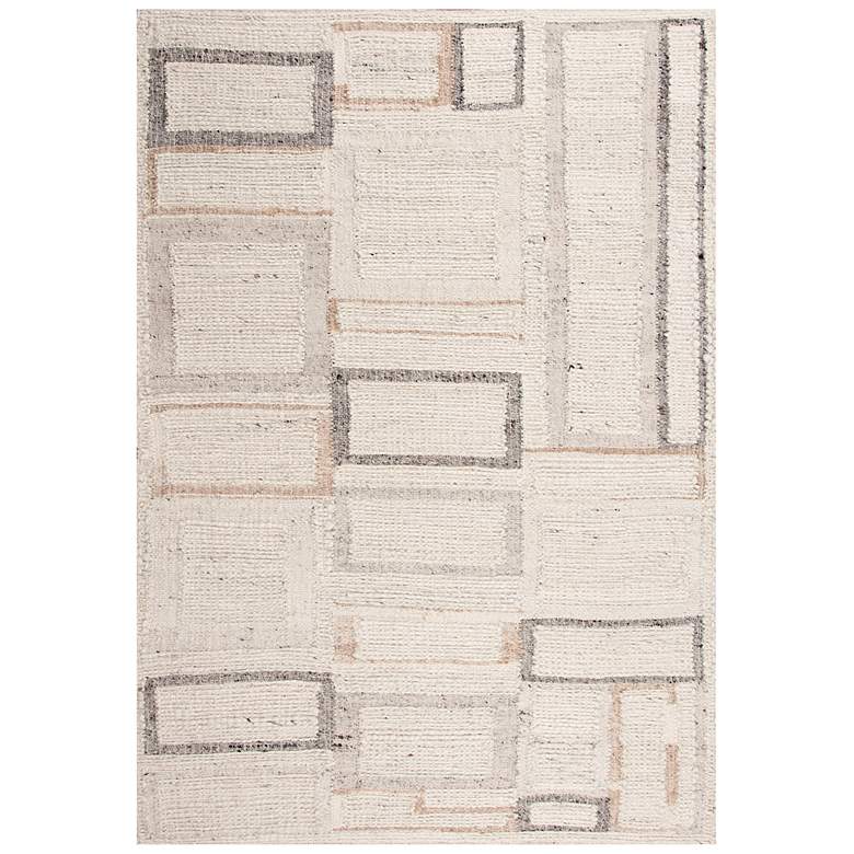 Image 2 Nova NVA944 5'x7'6" Ivory and Gray Rectangular Area Rug