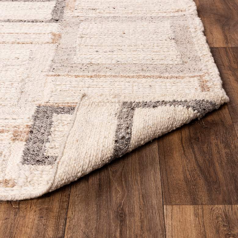 Image 6 Nova NVA944 5'x7'6" Ivory and Gray Rectangular Area Rug more views