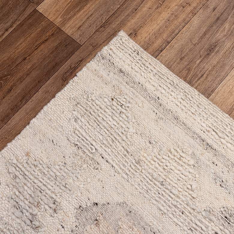 Image 4 Nova NVA947 5'x7'6" Ivory Light Gray Rectangular Area Rug more views