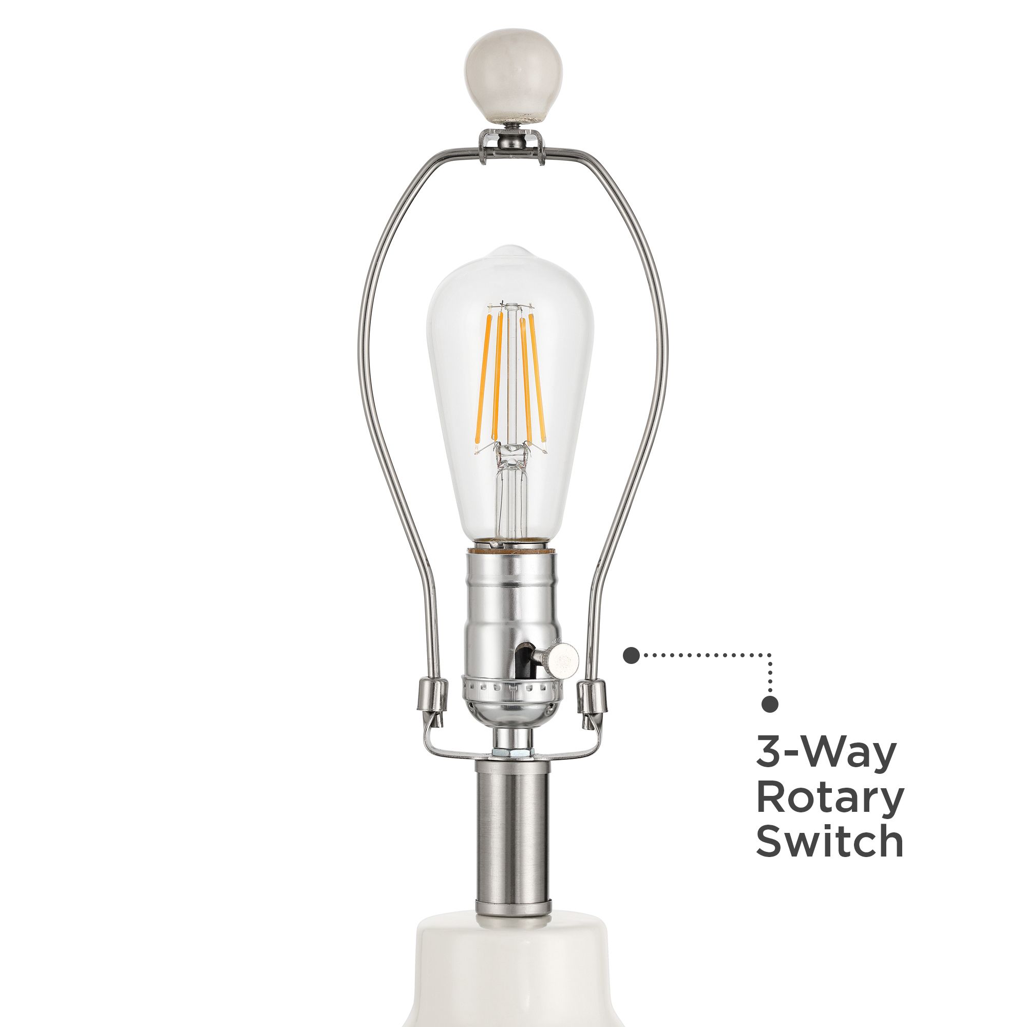 Image 6 Novalis 24" High Blue Flower Ceramic Table Lamp Set of 2 more views