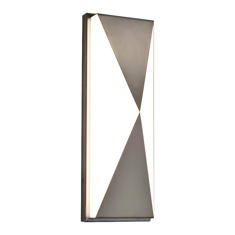 Image 1 Novara 13" High Satin Nickel LED Wall Sconce