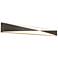 Novara 37" Wide Satin Nickel LED Vanity Bath Light