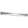 Novara 49" Wide Satin Nickel LED Bath Light