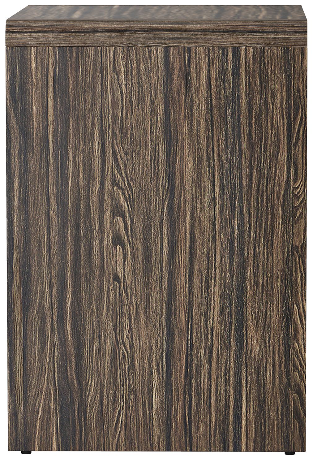 Novara Contemporary 22" Nightstand in Jacobean Walnut (2-Drawer)