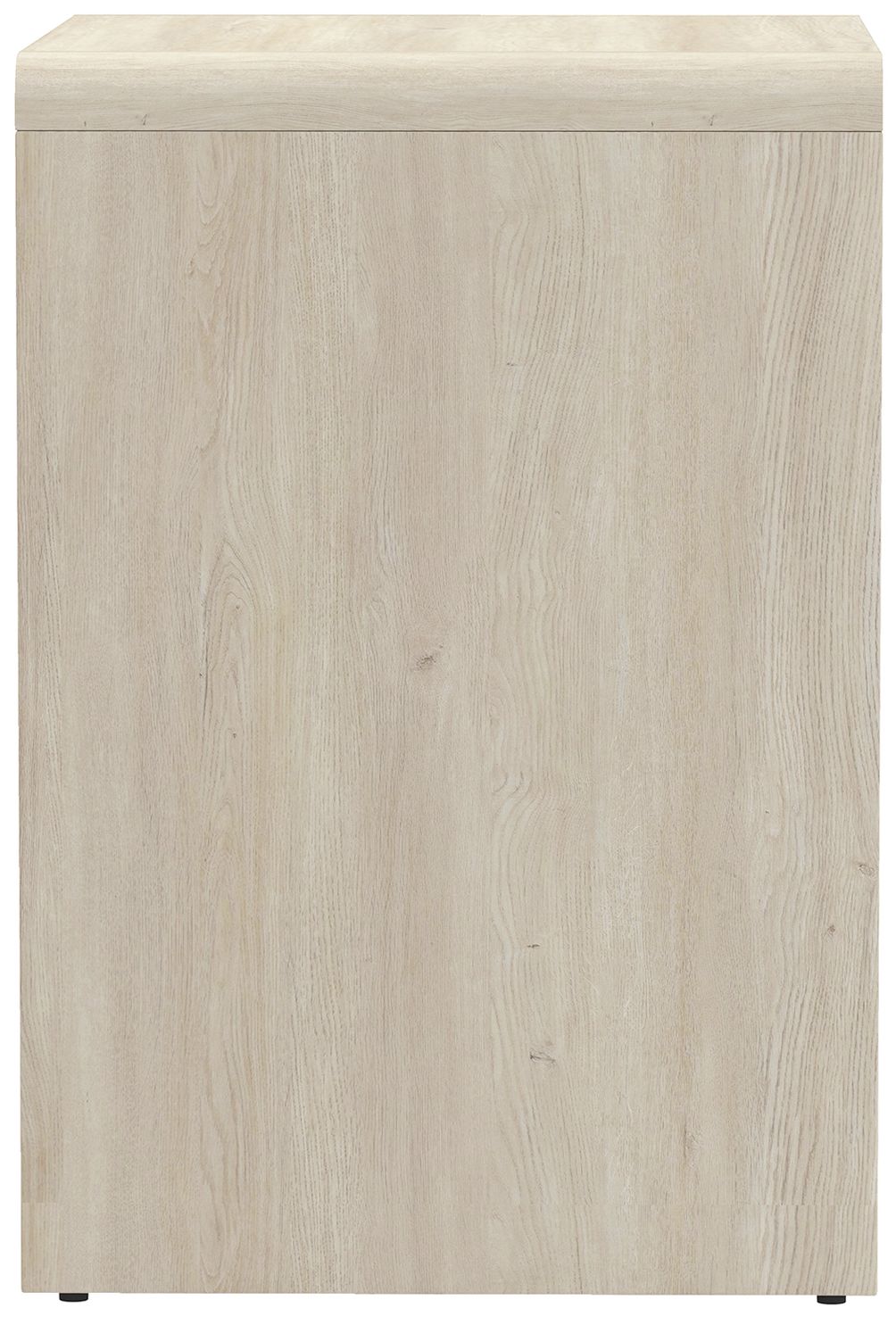 Novara Contemporary 22" Nightstand in Whitewashed Oak (1-Drawer)