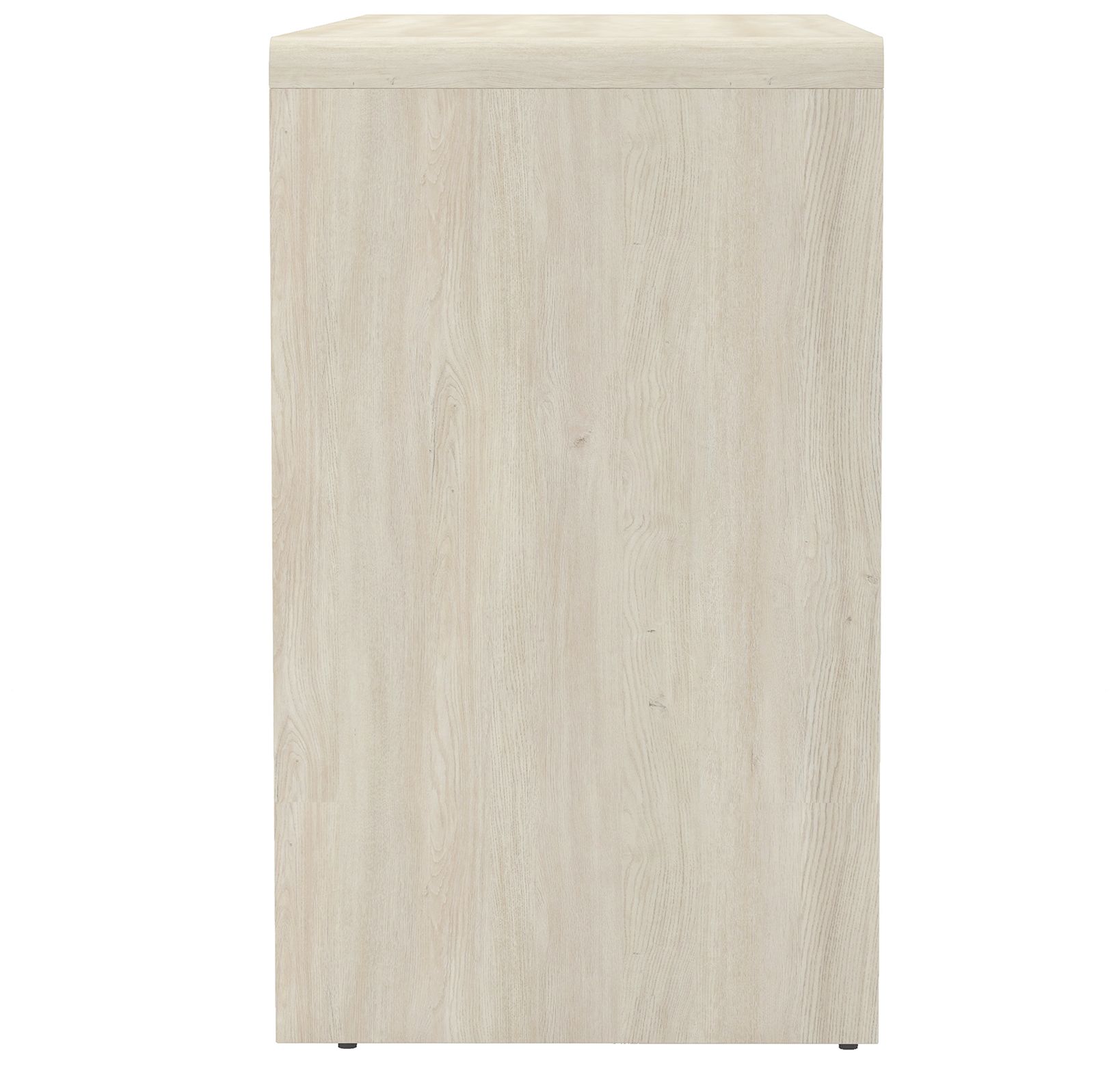 Novara Contemporary 60" Sideboard in Whitewashed Oak (4-Door)