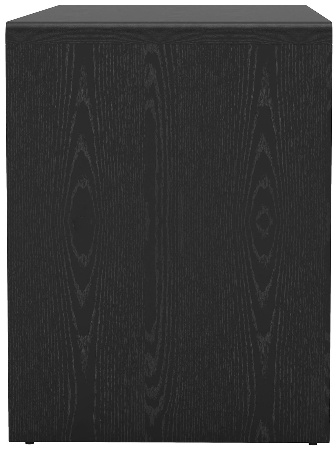 Novara Contemporary 60" Writing Desk in Black (2-Drawer)