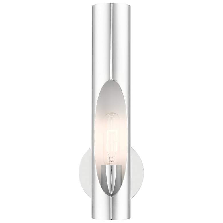 Image 1 Novato 1 Light Polished Chrome ADA Single Sconce