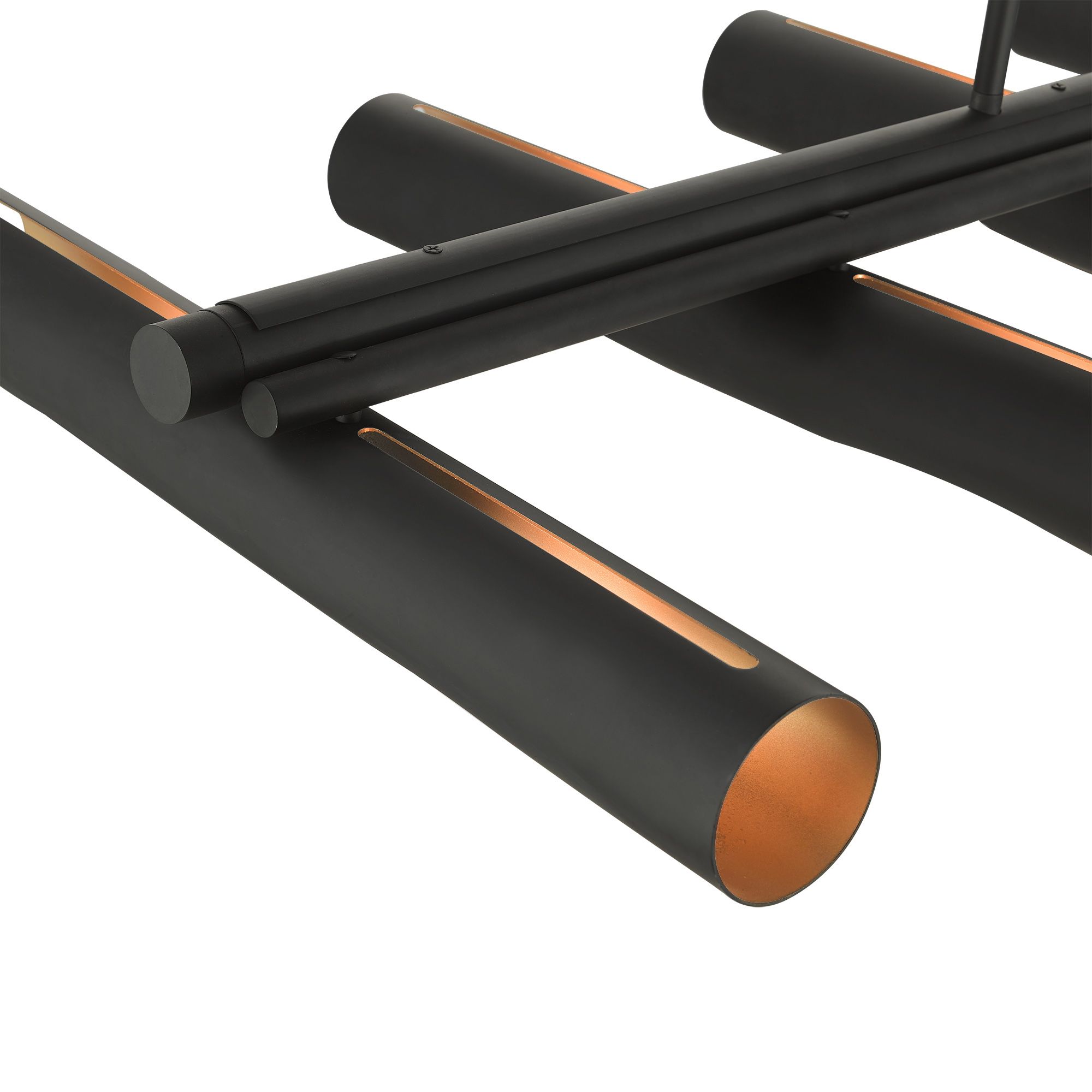 Novato 10 Light Black Linear Chandelier