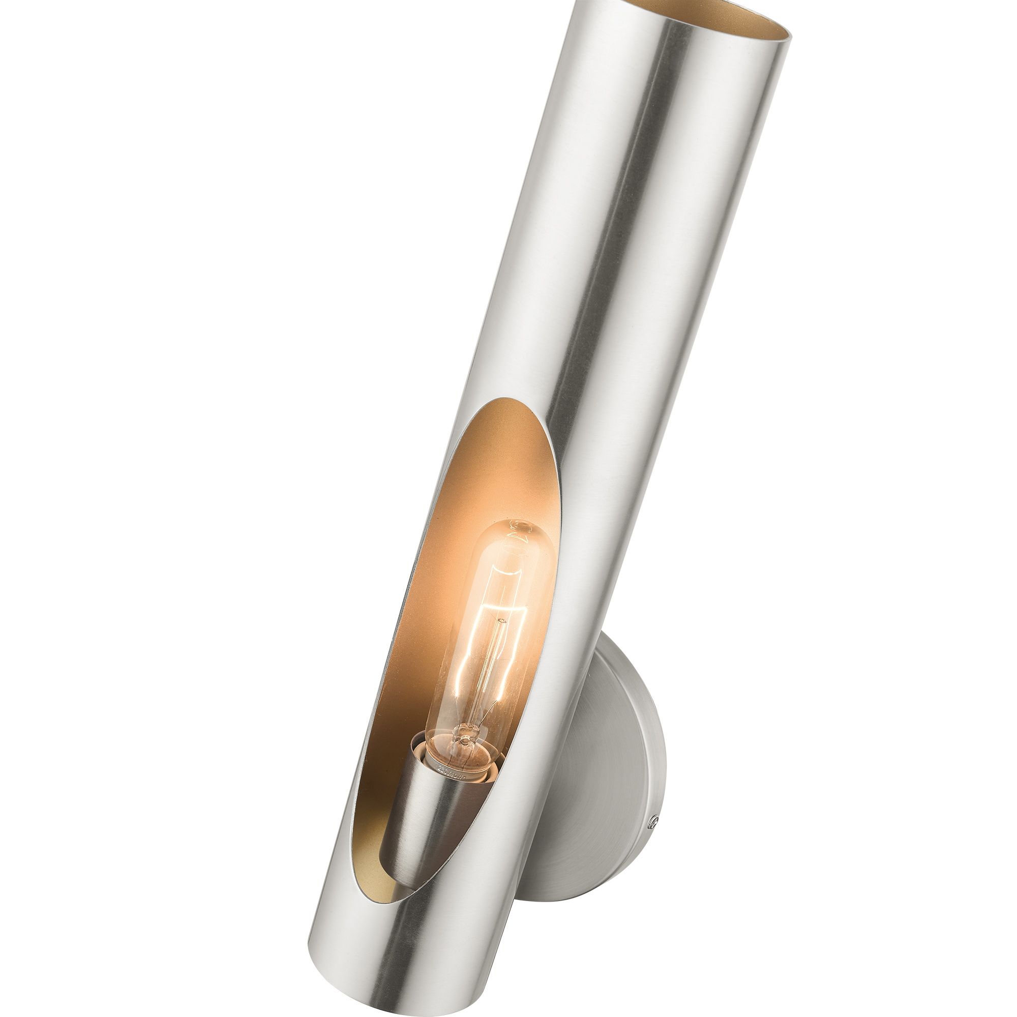 Novato 16" High Brushed Nickel Wall Sconce