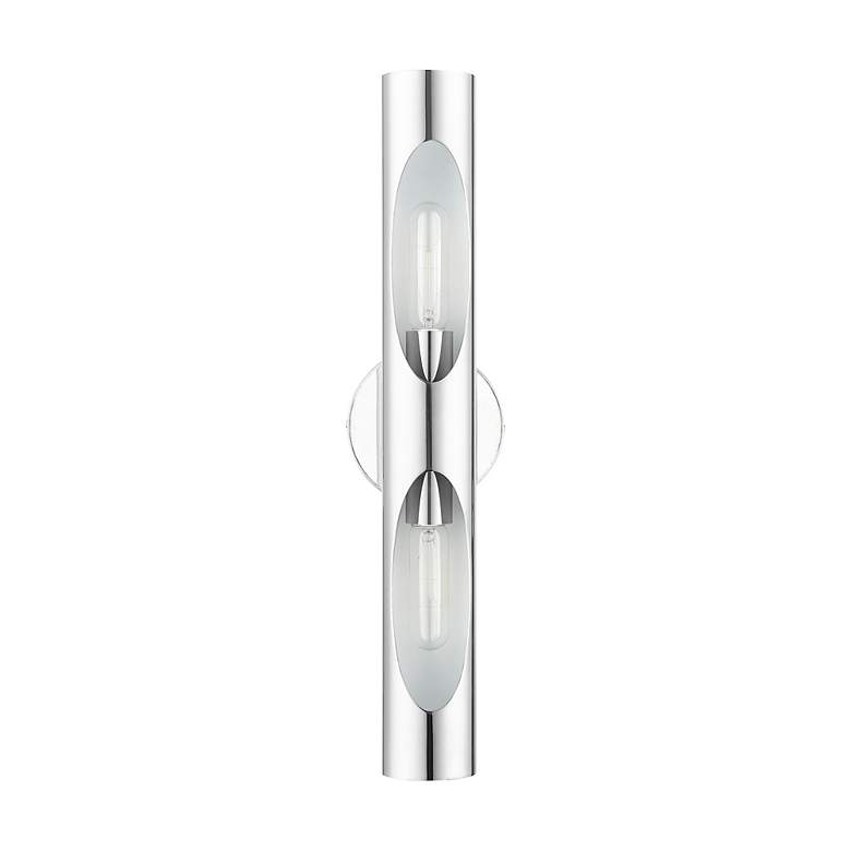 Image 3 Novato 2 Light Polished Chrome ADA Sconce more views