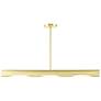 2_Novato 3 Light Satin Brass Linear Chandelier