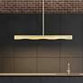 1_Novato 3 Light Satin Brass Linear Chandelier