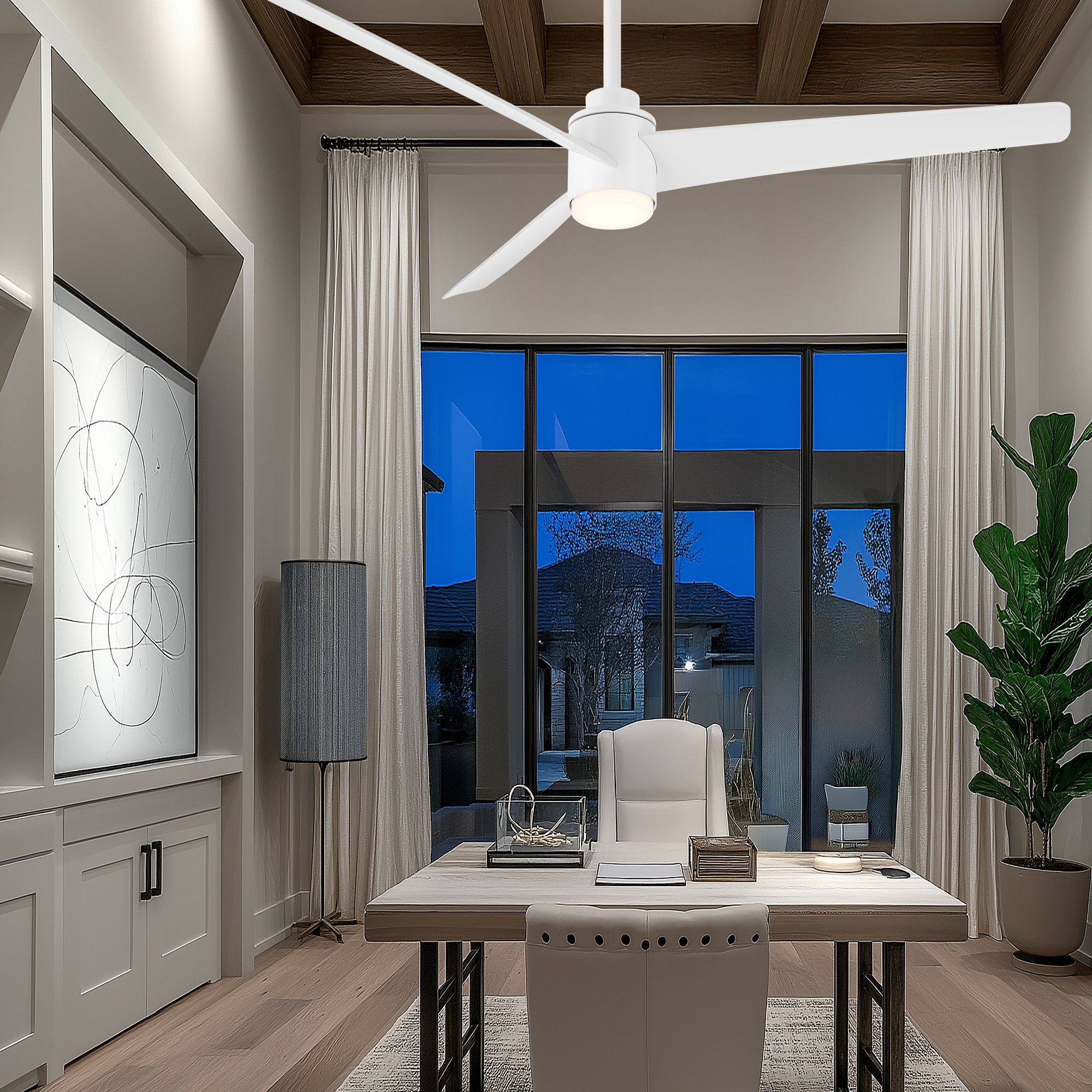 Novelle 3-Blade LED Smart Ceiling Fan