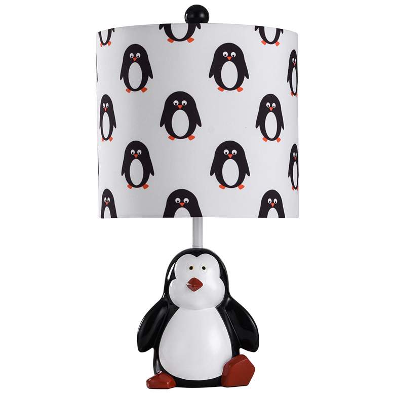 Image 1 Novelty 18 inch High Penguin Shaped Table Lamp