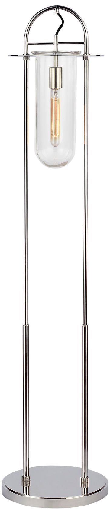 Nuance Polished Nickel LED Floor Lamp by Kelly Wearstler
