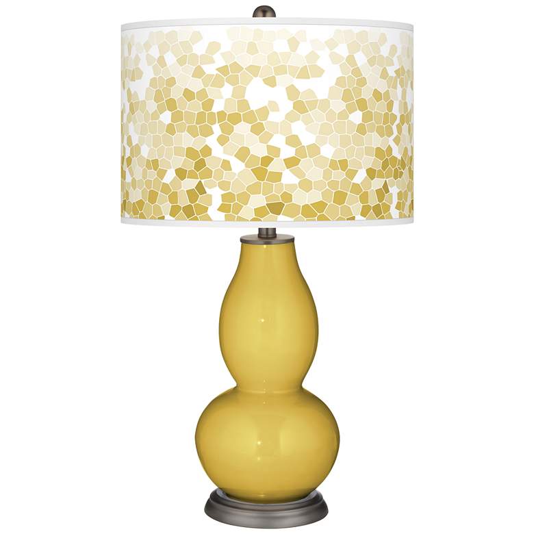 Image 1 Nugget Mosaic Giclee Double Gourd Table Lamp