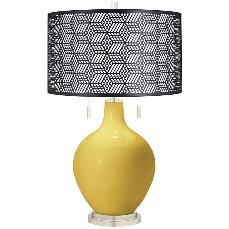 Image 1 Nugget Toby Table Lamp With Black Metal Shade