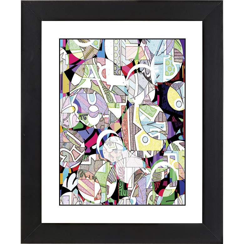 Image 1 Number 23 Black Frame Giclee 23 1/4 inch High Wall Art