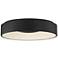 Nuovo Lighting Orbit 23 1/4" Wide Black Drum LED Ceiling Light