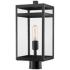 Nuri 17 3/4" High Black Outdoor Post Light
