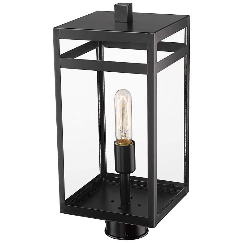 Image 5 Nuri 17 3/4" High Black Outdoor Post Light more views