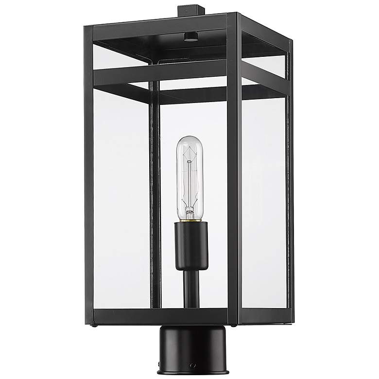 Image 6 Nuri 17 3/4" High Black Outdoor Post Light more views