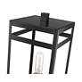 4_Nuri 19 3/4" High Black Outdoor Pier Mount Light more views