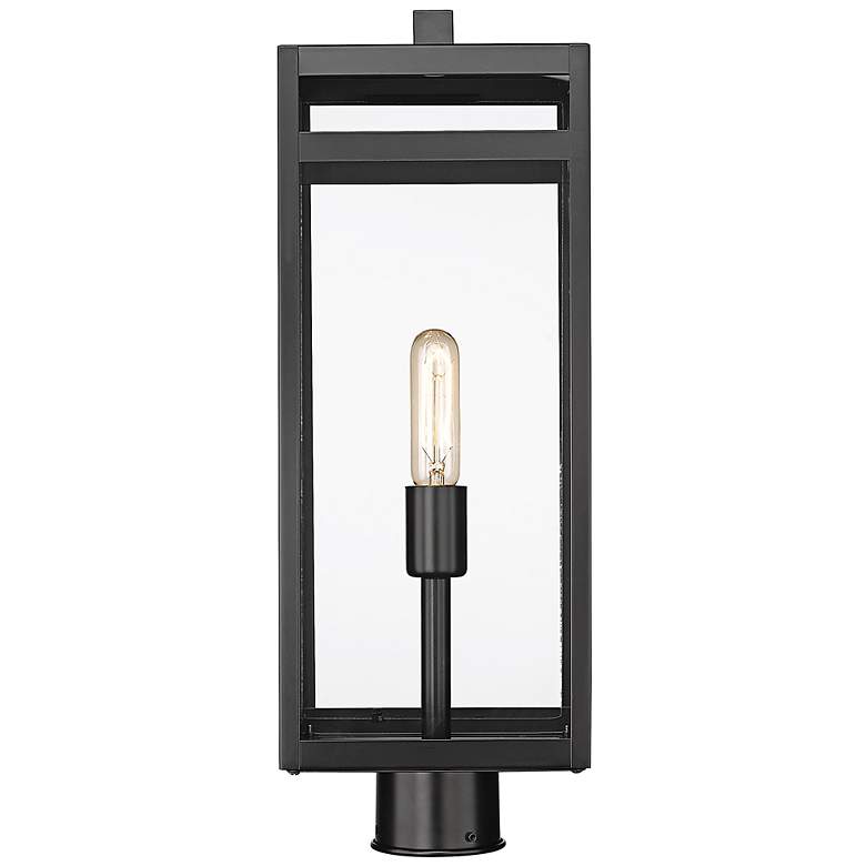 Image 6 Nuri 21 1/2" High Black Rectangular Outdoor Post Light more views