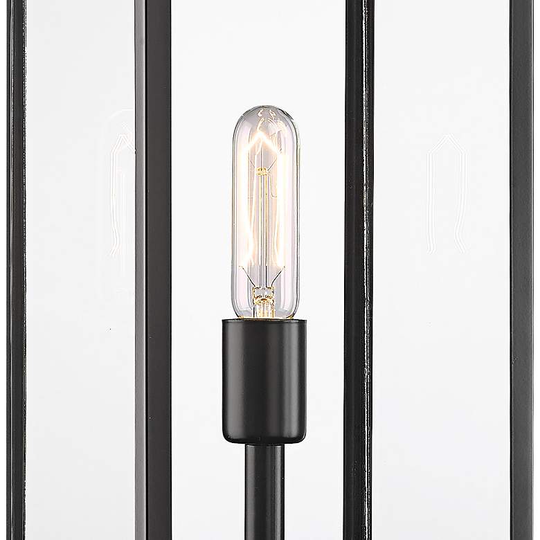 Image 2 Nuri 23 1/2" High Black Outdoor Pier Mount Light more views