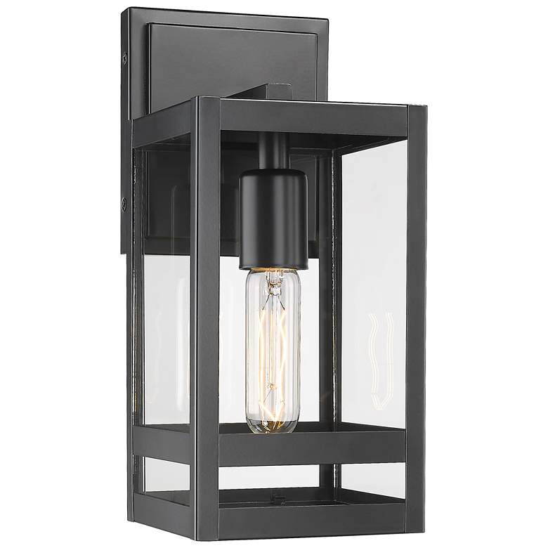 Image 1 Nuri by Z-Lite Black 1 Light Outdoor Wall Sconce