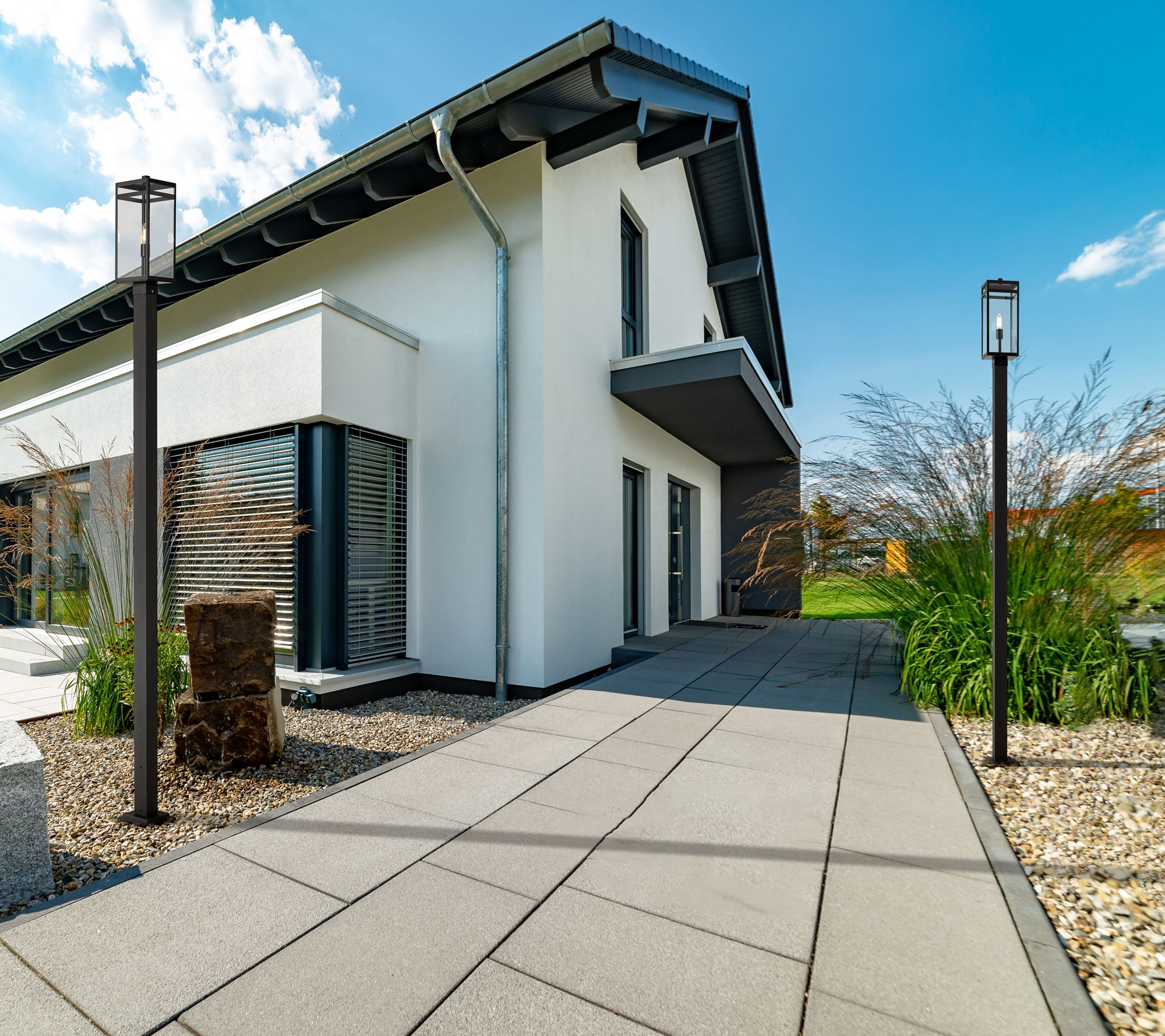 Image 4 Nuri by Z-Lite Black 115 inch 1 Light Outdoor Post Mounted Fixture more views